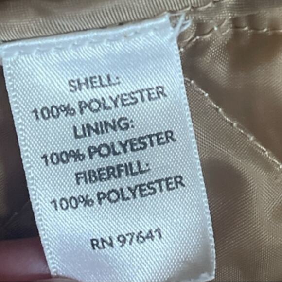 J. Jill Women’s Quilted Puffer Vest Size S Ivory Equestrian Old Money Classic - Picture 10 of 10